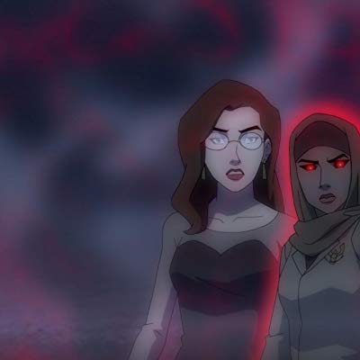 Helga Jace, Whisper A'Daire, Anna Von Furth, Beautiful Dreamer, Donna Troy, Guard #2, Norman's Mother, Plasma, Troia